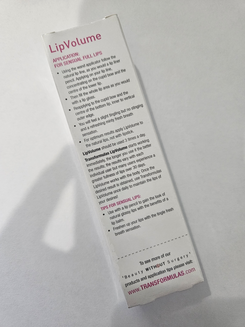 NWT Transformulas LipVolume Lip Plumping Serum - Clear - Picture 2 of 3